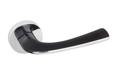 Дверна ручка SIBA Ledi E09-0-10-07 хром/чорний