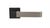 Дверна ручка SIBA Rondo E03-0-66-88 чорний/бронза антична