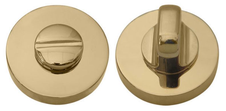 Санвузловий поворотник, WC накладка Colombo CD 49 полірована латунь