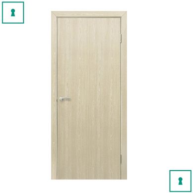 Двері міжкімнатні Оміс ПВХ, Глухе, Дуб меланж, ПГ, 600 мм