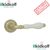 Дверная ручка RICH-ART R15H301 PVD/С-2 золото с молочной керамикой, Керамика, Керамика