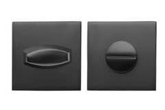 Санвузловий поворотник, WC накладка Prius R78 FB чорний матовий