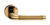 Дверна ручка Colombo Tailla LC51 полірована латунь/матове золото
