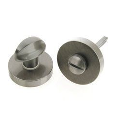 Санвузловий поворотник, WC накладка Forme Fixa Round N02 нікель матовий