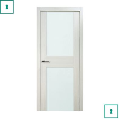 Двері міжкімнатні ОМІС CORTEX, GLOSS 03, ПО, 600 мм, дуб Bianco