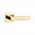 Дверная ручка Sterk 1760 Q ultra slim 3mm GOLD PVD полированная латунь