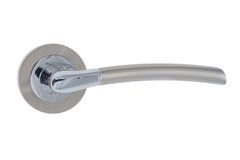 Дверная ручка SIBA Olimpos A20-0-22-07 матовый никель/хром