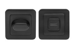 Санузловый поворотник, WC накладка Prius 57 FB черный матовый