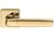 Дверная ручка Martinelli Nova-B 02 полированная/матовая латунь, Латунь, Латунь