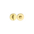 Санузловий поворотник, WC накладка Tupai 4041R 5S 01 золото поліроване