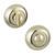 Санвузловий поворотник, WC накладка Siba R02 01 01 латунь полірована