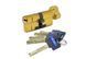 Серцевина замка Hard Lock K-Серія 60мм 30*30т 5 ключів золото