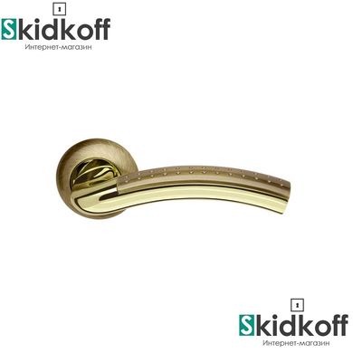 Дверная ручка Armadillo Libra LD26-1AB/GP-7 бронза/золото, Бронза, Бронза