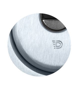 Защитная броненакладка протектор DISEC SFERIK BDS16/4 DIN OVAL 25мм Хром матовый 3клас T Комплект, Хром матовый, Хром матовый