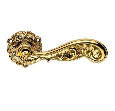 Дверная ручка Linea Cali Rococo золото полированное, Латунь, Латунь