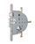 Дверной замок MUL-T-LOCK M603 UNIV BS65мм 90мм