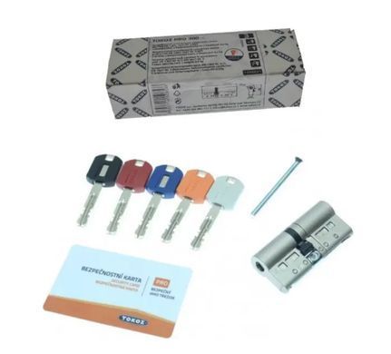 Сердцевина замка TOKOZ PRO 300 5 ключей 60mm (30*30) с шестеренкой
