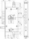 Дверной замок основной MOTTURA 3D787L80005CS Backset 63мм, междуосевое 85мм, левый, Хром, Хром