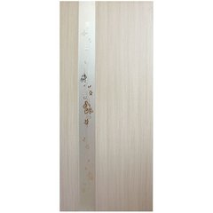 Двери межкомнатные Омис ПВХ, Зеркало 2, Беленый дуб, СС, 600 мм