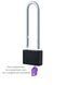 Замок навесной MUL-T-LOCK M10/C3 ClassicPro 4867 2KEY DND3D PURPLE INS R shackle 102мм 9,5мм PB, Навесной замок