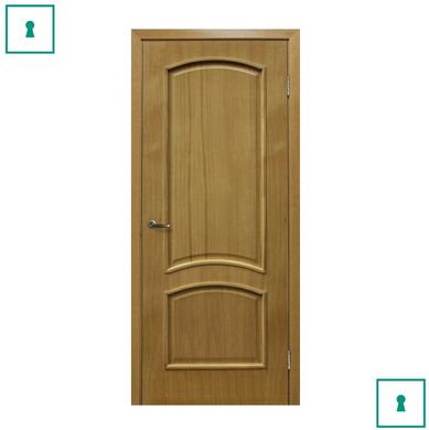 Двері міжкімнатні Оміс шпоновані, Капрі, Дуб натуральний тонований, ПГ, 600 мм