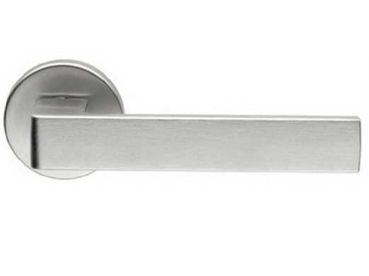 Дверна ручка Martinelli Quattro-Z матовий хром, Хром матовый, Хром матовый