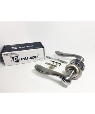 Дверная ручка Paladii AL Брижит SN/CP матовый никель/хром