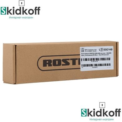 Дверная ручка Rostex Kira H56 хром полированный