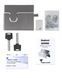 Замок навесной MUL-T-LOCK HASP LOCK DIAMOND MTL400 4867 2KEY DND3D BLACK INS SLID shackle 13мм BOX M, Навесной замок