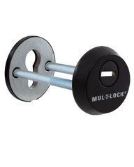 Защитная броненакладка протектор MUL-T-LOCK SL3 DIN ROUND 14,5мм 58-63мм черный 3клас BLACK MAT Комплект, М8х75, Черный, Черный