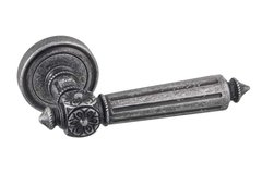 Дверная ручка SIBA Rimini E13-0-84-84 матовое античное серебро