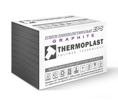 Пінопласт Термопласт (Thermoplast) EPS-60 Graphite 1000*500*50 мм, щільність 15кг/м3