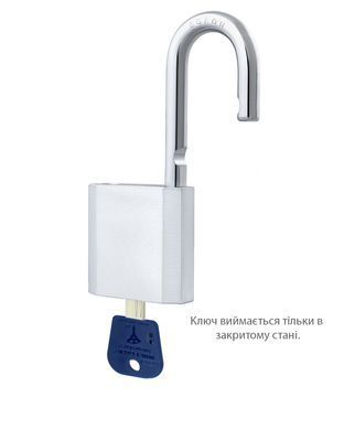 Замок навесной MUL-T-LOCK G47 INTEGRATOR 376P 2KEY INTGR BLUE INS NR shackle 50мм 8мм BOX M, Навесной замок