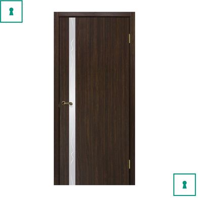 Двери межкомнатные Омис шпонированные, Рубин, FL венге, ПО, 600 мм