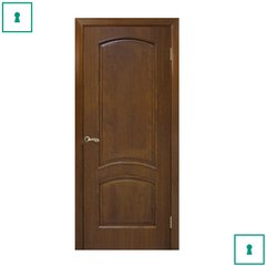 Двери межкомнатные Омис шпонированные, Капри, Орех, ПГ, 600 мм