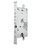 Дверной замок MUL-T-LOCK OMEGA OFMPA3 UNIV BS65мм 85мм