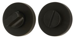 Санузловый поворотник, WC накладка Ilavio 1821 матовый черный