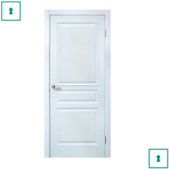 Двери межкомнатные Омис ПВХ, Барселона, Белый, ПГ, 600 мм