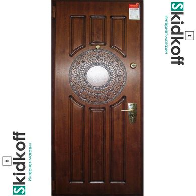 Вхідні двері СТАЛЬ-М Венеція, МДФ накладка з художньої фрезеруванням