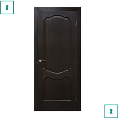 Двери межкомнатные Омис ПВХ, Прима, Венге, ПГ, 600 мм