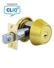 Замок врезной MUL-T-LOCK 1-WAY DEAD_BOLT HERCULAR UNIV SHINY_BRASS BS60/70мм INTERACTIVE+ CLIQ M/S GAMMA LEFT wood_door SP, Латунь, Латунь