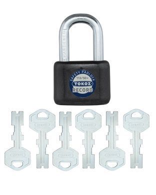 Замок висячий TOKOZ RECORD_113/50+ 6KEY TK4_M R_shackle 32,9мм 9мм, Навесной замок