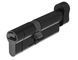 Серцевина замка Hard Lock K-Серия 60мм 30*30т 5 ключей черный