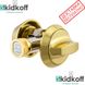 Дверной замок ABLOY DEAD BOLT ME154 UNIV BS60/70мм PROTEC2 полированная латунь