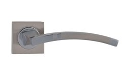 Дверная ручка SIBA Assos KB A35-0-22-07 матовый никель/хром