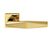 Дверна ручка Linea Cali Prisma золото/золото матове, Латунь, Латунь