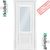 Дверь межкомнатная ТЕРМИНУС, Модель 04, ПО, 600 мм, ясень белая эмаль