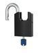 Замок висячий TOKOZ GAMA_70 CS PRO T04 3KEY BLUE Sleeve_3BT NR_shackle 26мм 14мм BLISTER чорний корпус, Навесной замок