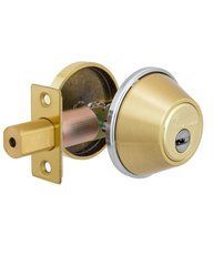 Дверной замок MUL-t-LOCK DEAD BOLT DBM UNIV BS60мм Classic полированная латунь