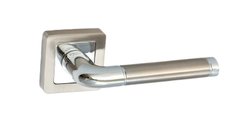 Дверна ручка Prius Монте 577 02 SN/CP матовий нікель/хром